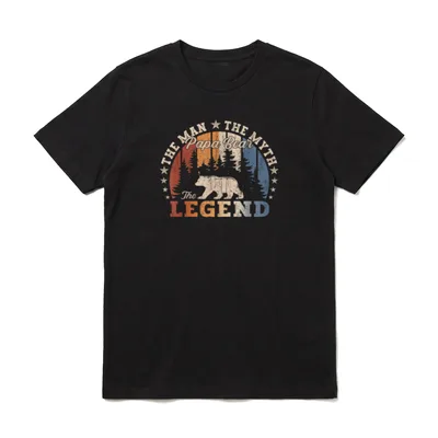 Vatertag Geburtstag Papa Bear T-Shirt – Klassisches T-Shirt in Schwarz