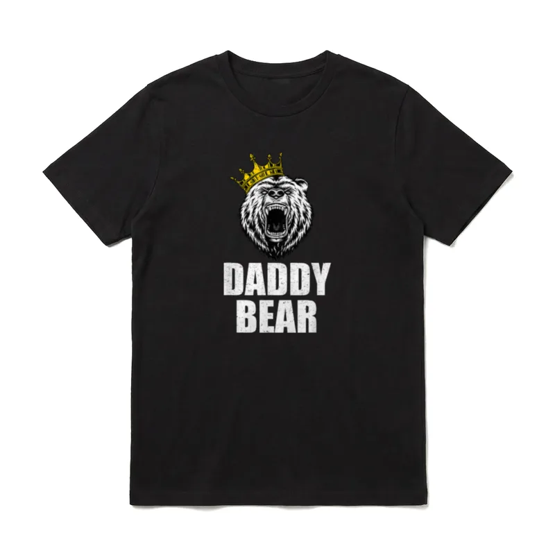Papa Bär Papa Bär Hemden T-Shirt – Klassisches T-Shirt in Schwarz