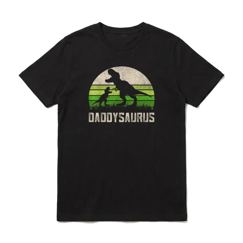Vatertag Papa T-Rex Fun T-Shirt – Klassisches T-Shirt in Schwarz