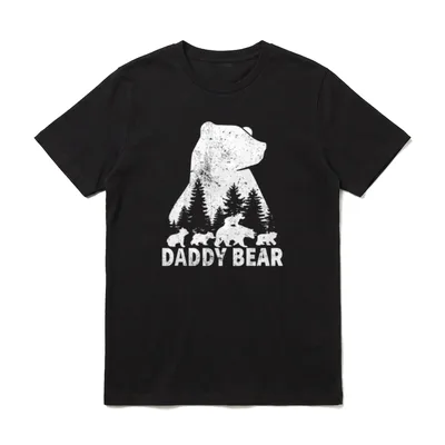 Daddy Bear 4 Cubs T-Shirt – Klassisches T-Shirt in Schwarz