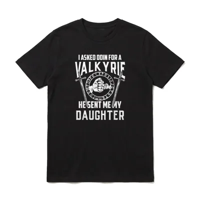 Ich fragte Odin T-Shirt – Klassisches T-Shirt in Schwarz