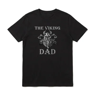 Der Wikingervater Wikinger Odin T-Shirt – Klassisches T-Shirt in Schwarz