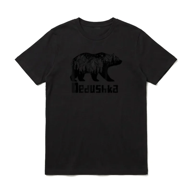Deduschka-Bär! Russischer Großvater T-Shirt – Klassisches T-Shirt in Schwarz