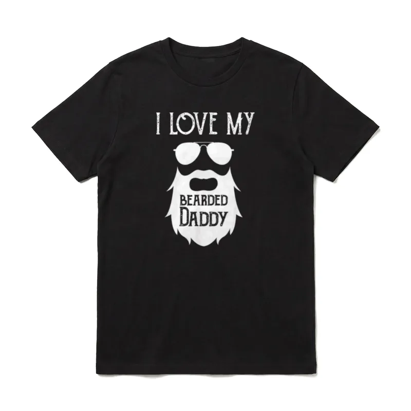 Bärtiger Papa für Bartträger T-Shirt – Klassisches T-Shirt in Schwarz