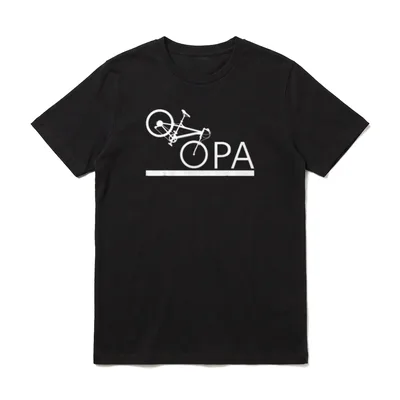 Opa Fahrrad Fahren Radeln T-Shirt – Klassisches T-Shirt in Schwarz
