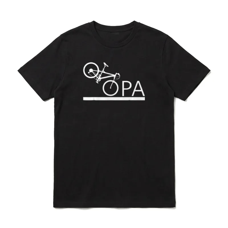 Opa Fahrrad Fahren Radeln T-Shirt – Klassisches T-Shirt in Schwarz