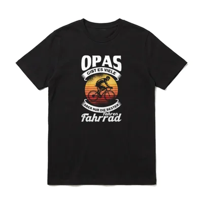Fahrrad Opas Gibt Es T-Shirt – Klassisches T-Shirt in Schwarz