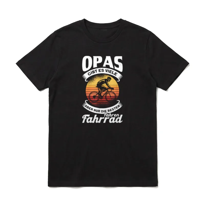 Fahrrad Opas Gibt Es T-Shirt – Klassisches T-Shirt in Schwarz