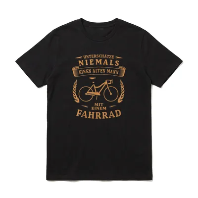 Opa Unterschätze Niemals T-Shirt – Klassisches T-Shirt in Schwarz