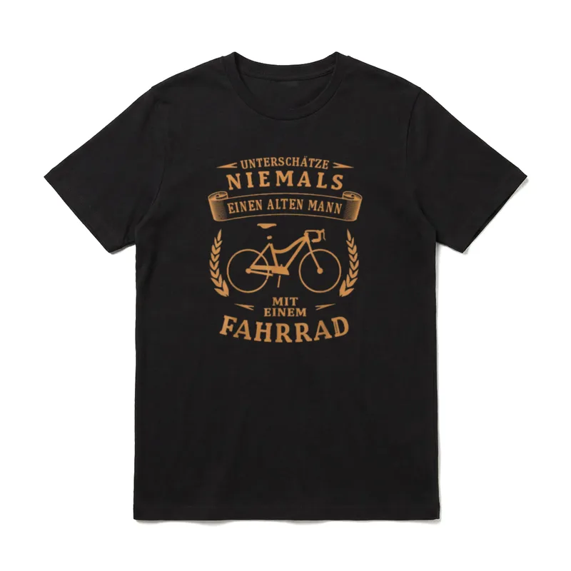 Opa Unterschätze Niemals T-Shirt – Klassisches T-Shirt in Schwarz