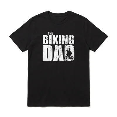 The Biking Dad Cooles T-Shirt – Klassisches T-Shirt in Schwarz