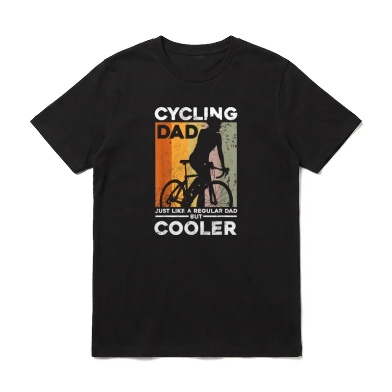 Cycling Dad cooles Papa Radfahrer T-Shirt – Klassisches T-Shirt in Schwarz