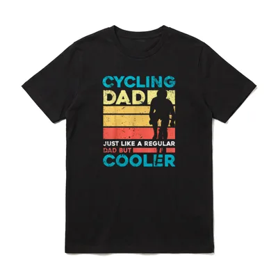Radsport-Vater Fahrradfahrer Radfahrer Vatertag T-Shirt – Klassisches T-Shirt in Schwarz