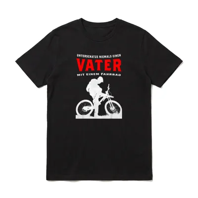 Unterschätze niemals einen Vater T-Shirt – Klassisches T-Shirt in Schwarz