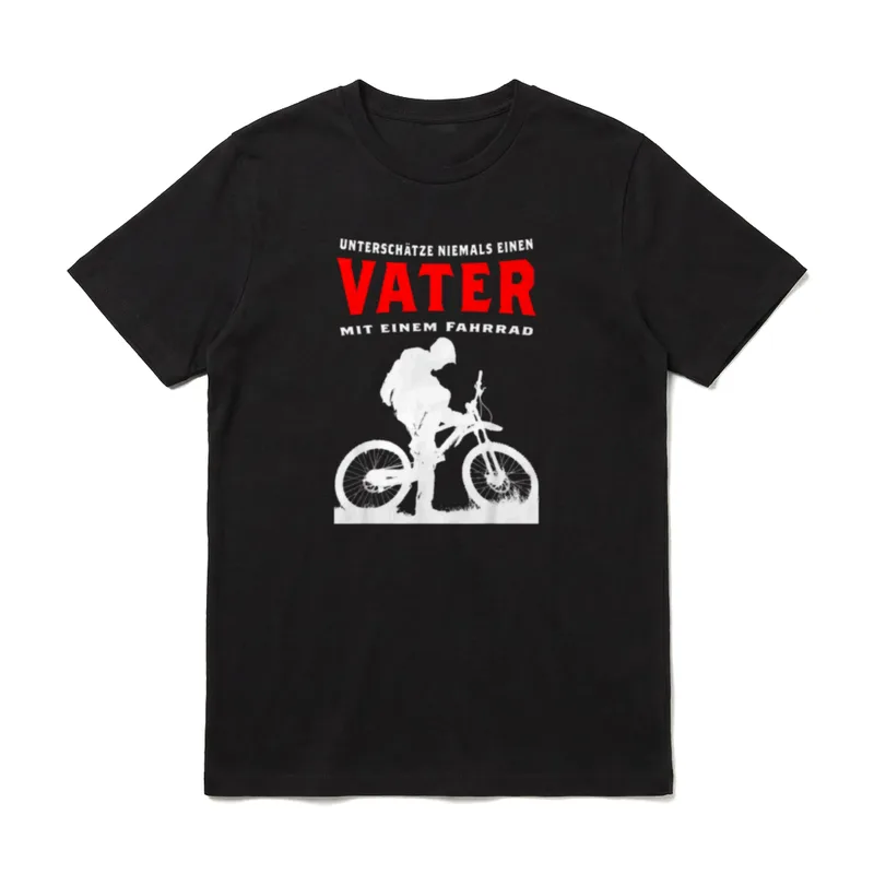 Unterschätze niemals einen Vater T-Shirt – Klassisches T-Shirt in Schwarz