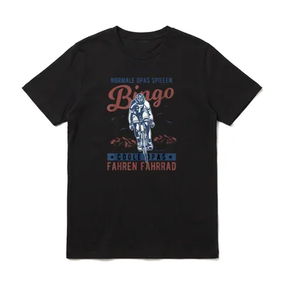Normale Opas spielen Bingo T-Shirt – Klassisches T-Shirt in Schwarz