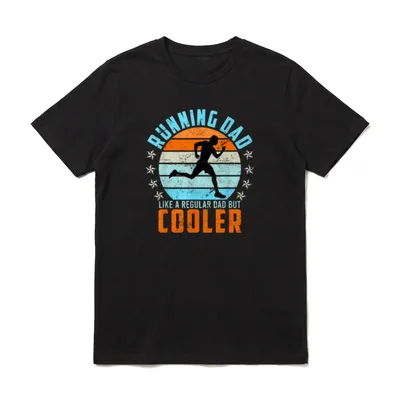 Running Dad Vater Spruch T-Shirt – Klassisches T-Shirt in Schwarz