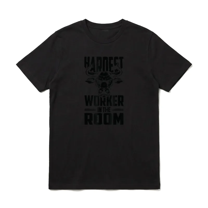 Motivational Fitness Bullenkopf Hardest T-Shirt – Klassisches T-Shirt in Schwarz