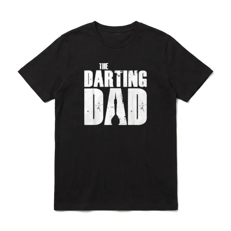 The Darting Dad Dart T-Shirt – Klassisches T-Shirt in Schwarz