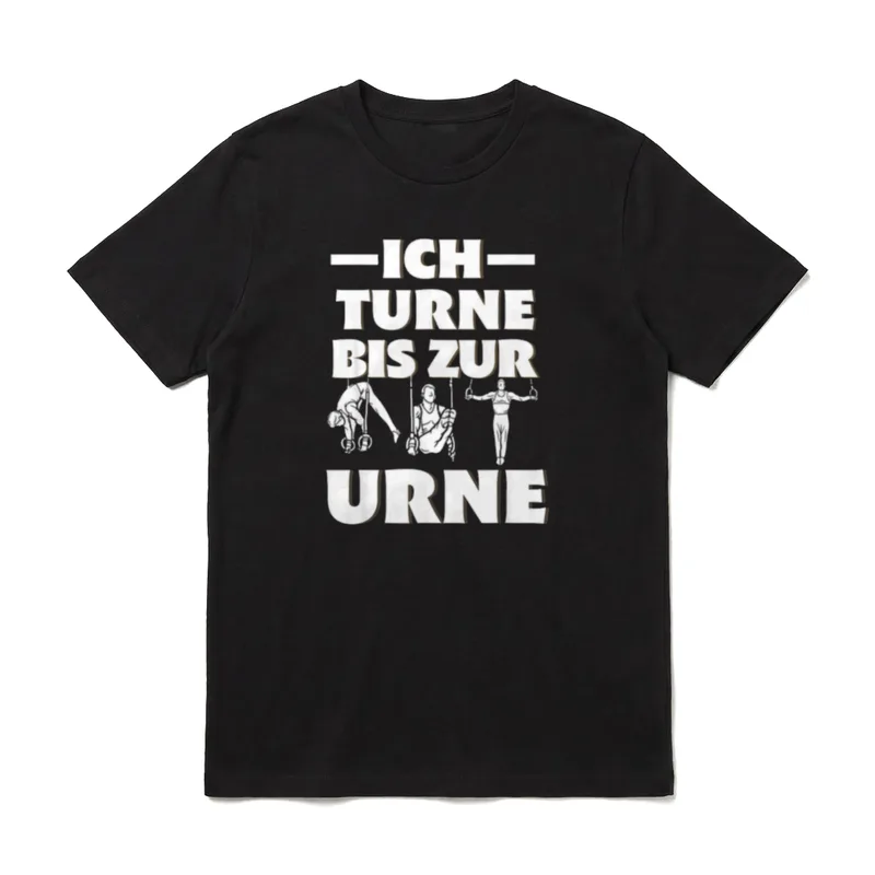 I turne to Urne T-Shirt – Klassisches T-Shirt in Schwarz