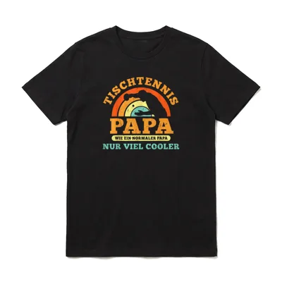 Tischtennis Papa Nur Cooler T-Shirt – Klassisches T-Shirt in Schwarz