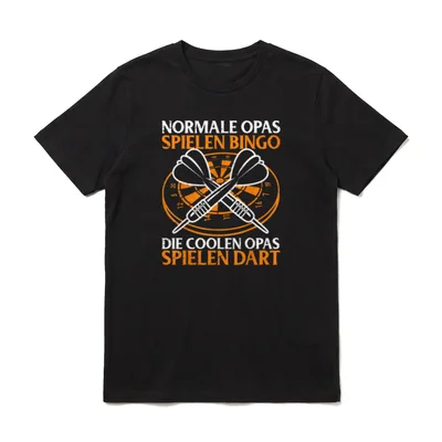 Die Coolen Opas Spielen T-Shirt – Klassisches T-Shirt in Schwarz