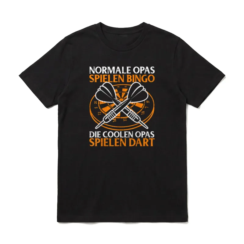 Die Coolen Opas Spielen T-Shirt – Klassisches T-Shirt in Schwarz