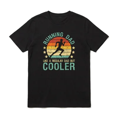 Running Dad Funny Marathon T-Shirt – Klassisches T-Shirt in Schwarz