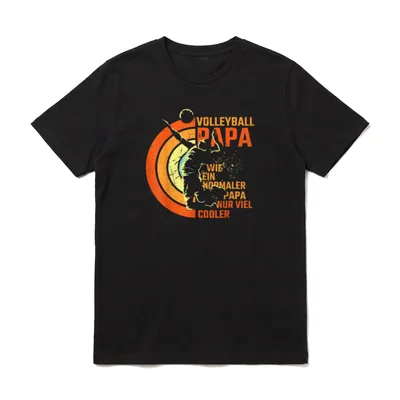 Volleyball Sport T-Shirt – Klassisches T-Shirt in Schwarz