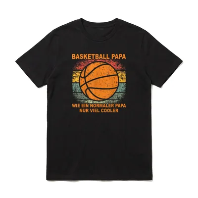 Basketballer Vater Korbleger Dunking T-Shirt – Klassisches T-Shirt in Schwarz