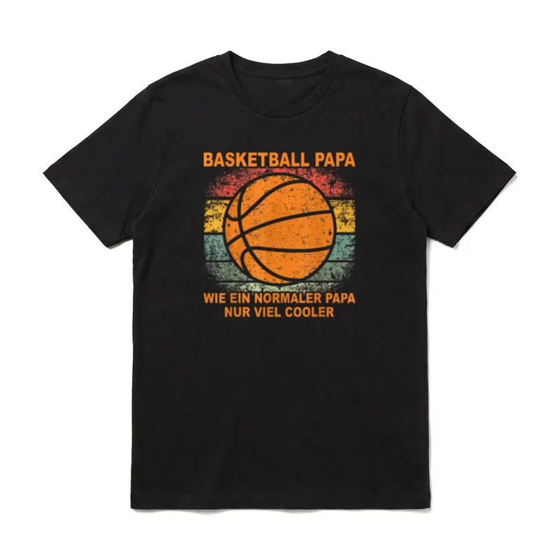 Basketballer Vater Korbleger Dunking T-Shirt – Klassisches T-Shirt in Schwarz