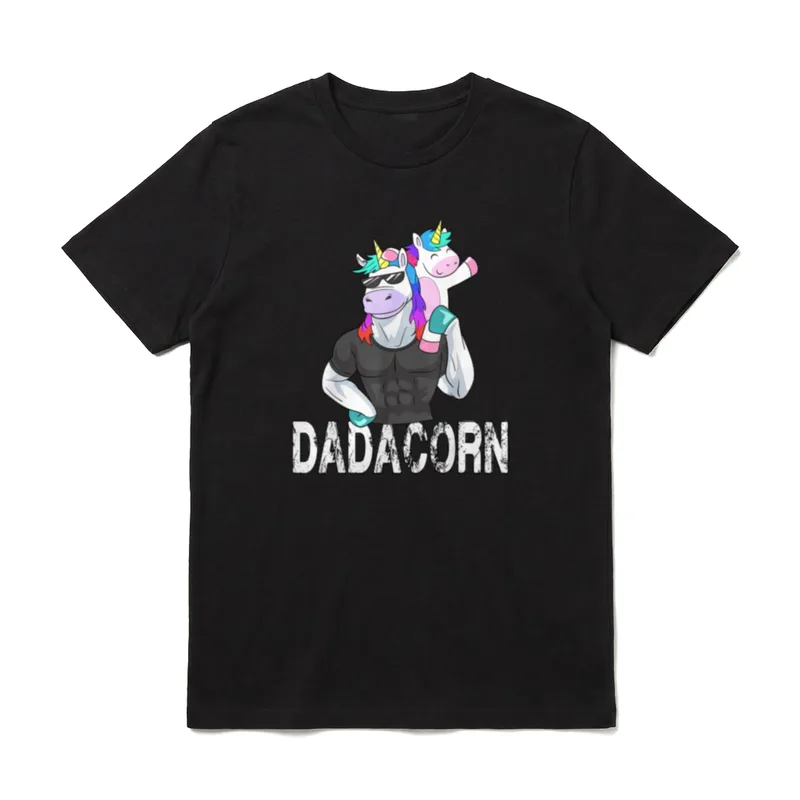 Dadacorn Papa Einhorn Gym T-Shirt – Klassisches T-Shirt in Schwarz