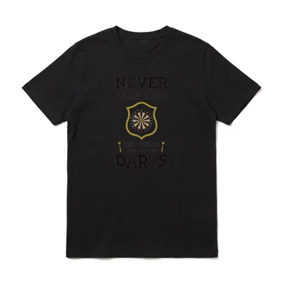 Never underestimate the power T-Shirt – Klassisches T-Shirt in Schwarz