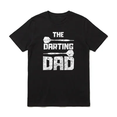 The darting Dad Vatertag T-Shirt – Klassisches T-Shirt in Schwarz