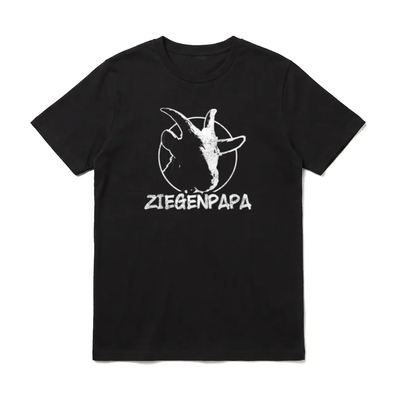 Ziegen Papa Flüsterer Ziege T-Shirt – Klassisches T-Shirt in Schwarz