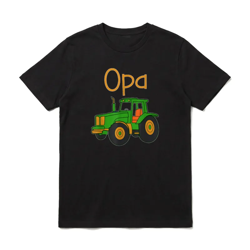 Landwirt Opa Bauer Traktor T-Shirt – Klassisches T-Shirt in Schwarz