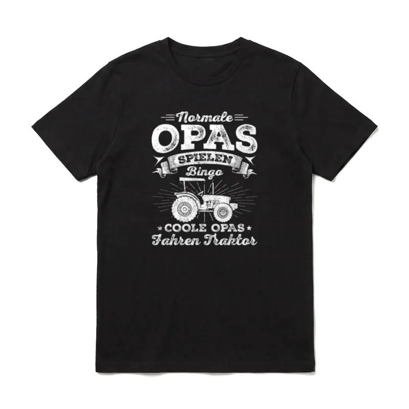 Vatertag Trekker Lustige Bauern T-Shirt – Klassisches T-Shirt in Schwarz