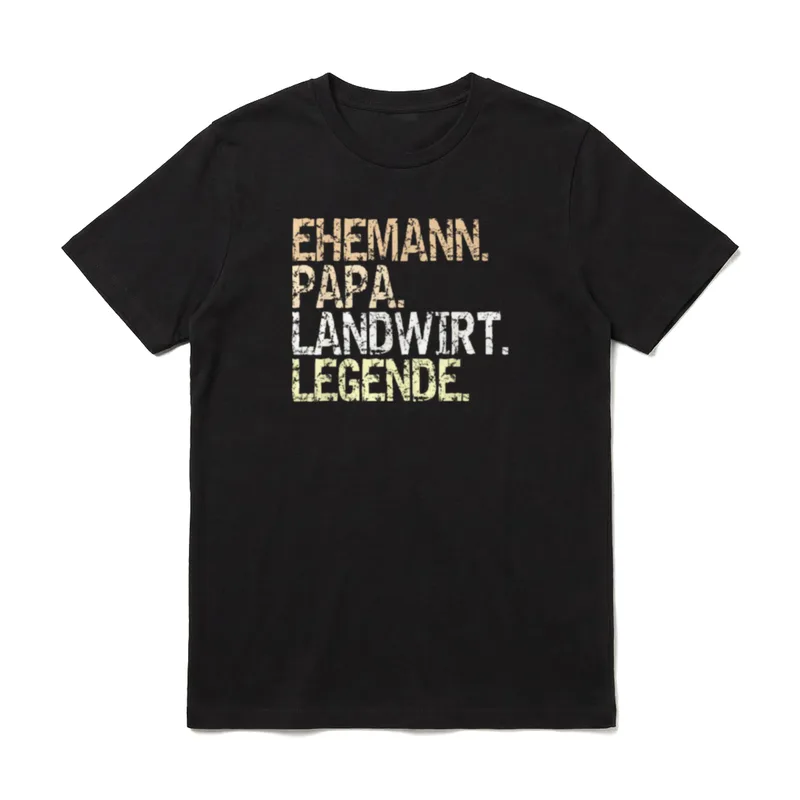 Landwirt Ehemann Papa Legende T-Shirt – Klassisches T-Shirt in Schwarz