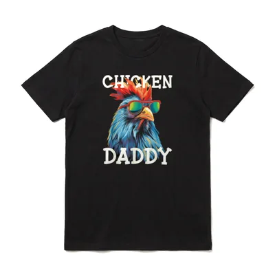 Chicken Daddy Landwirtschaft Landwirt T-Shirt – Klassisches T-Shirt in Schwarz