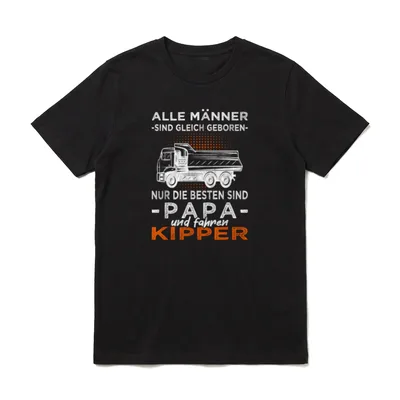 Straßenbauer Echte Männer & T-Shirt – Klassisches T-Shirt in Schwarz