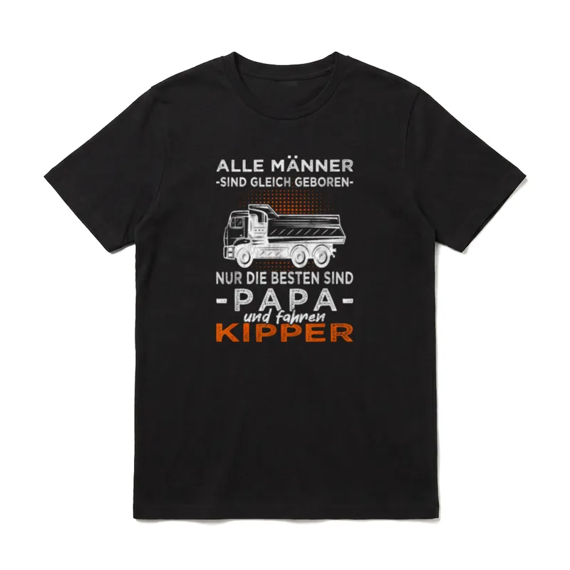Straßenbauer Echte Männer & T-Shirt – Klassisches T-Shirt in Schwarz
