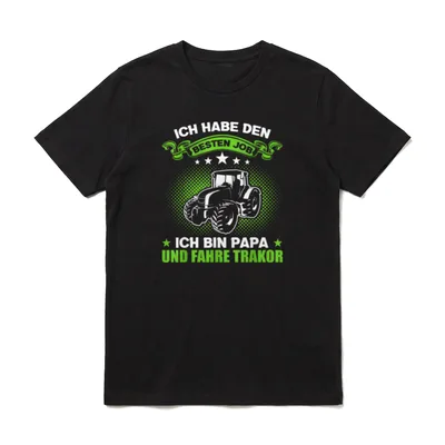 Trecker Sprüch Traktor Liebe T-Shirt – Klassisches T-Shirt in Schwarz