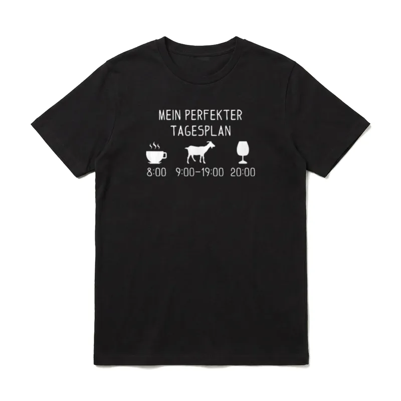 Ziegen Papa Bauernhof Landwirt Traktor & Landwirt T-Shirt – Klassisches T-Shirt in Schwarz