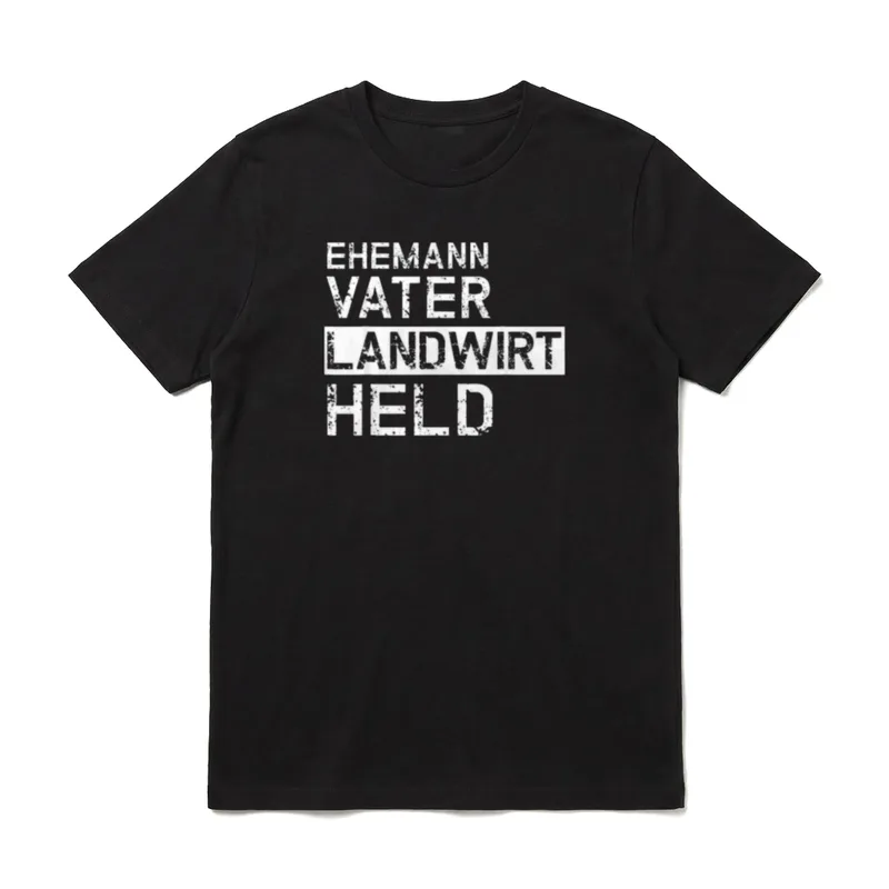 Witziger Spruch Landwirt Vater T-Shirt – Klassisches T-Shirt in Schwarz