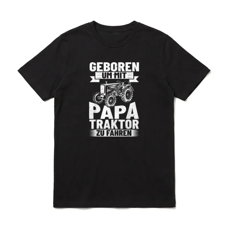 Landmaschinen Mechaniker Papa Traktor T-Shirt – Klassisches T-Shirt in Schwarz