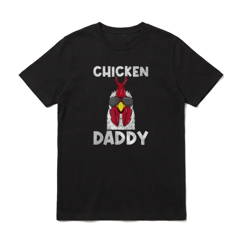 Chicken Daddy Farmer Landwirt T-Shirt – Klassisches T-Shirt in Schwarz