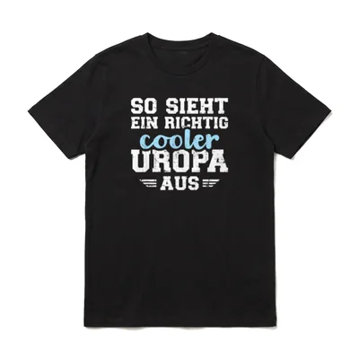 So sieht ein richtig T-Shirt – Klassisches T-Shirt in Schwarz
