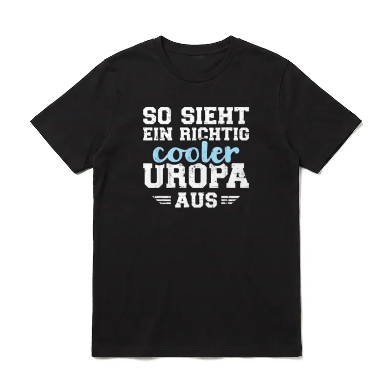 So sieht ein richtig T-Shirt – Klassisches T-Shirt in Schwarz