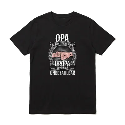 Opa zu sein ist T-Shirt – Klassisches T-Shirt in Schwarz