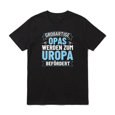 Urgroßvater Uropi Urgroßpapa Urgroßelltern Bester T-Shirt – Klassisches T-Shirt in Schwarz